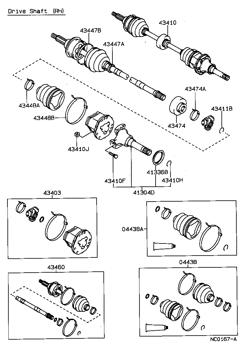  COROLLA CP HB |  FRONT DRIVE SHAFT