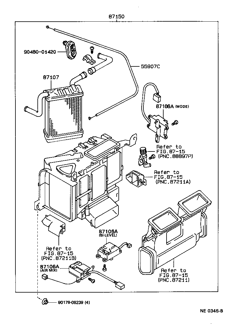  CROWN |  HEATING AIR CONDITIONING HEATER UNIT BLOWER