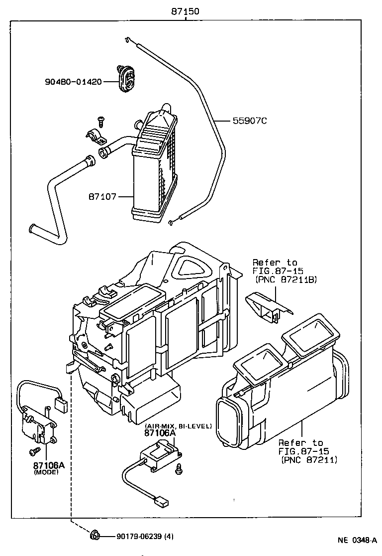  CROWN |  HEATING AIR CONDITIONING HEATER UNIT BLOWER