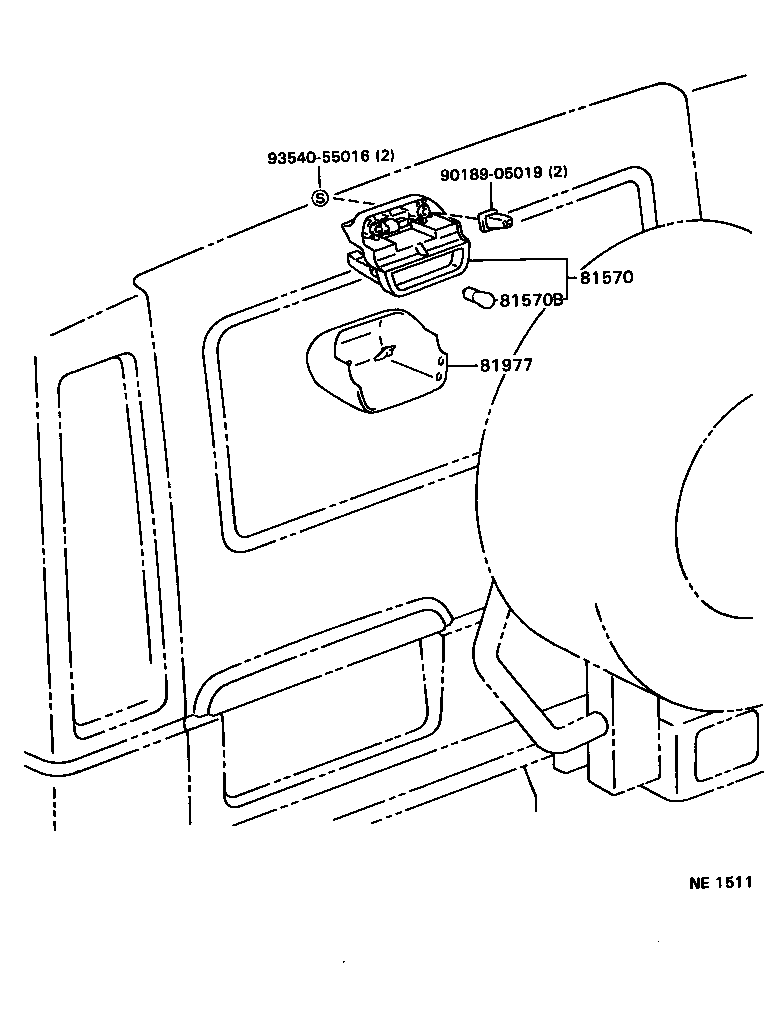  MEGA CRUISER |  CENTER STOP LAMP