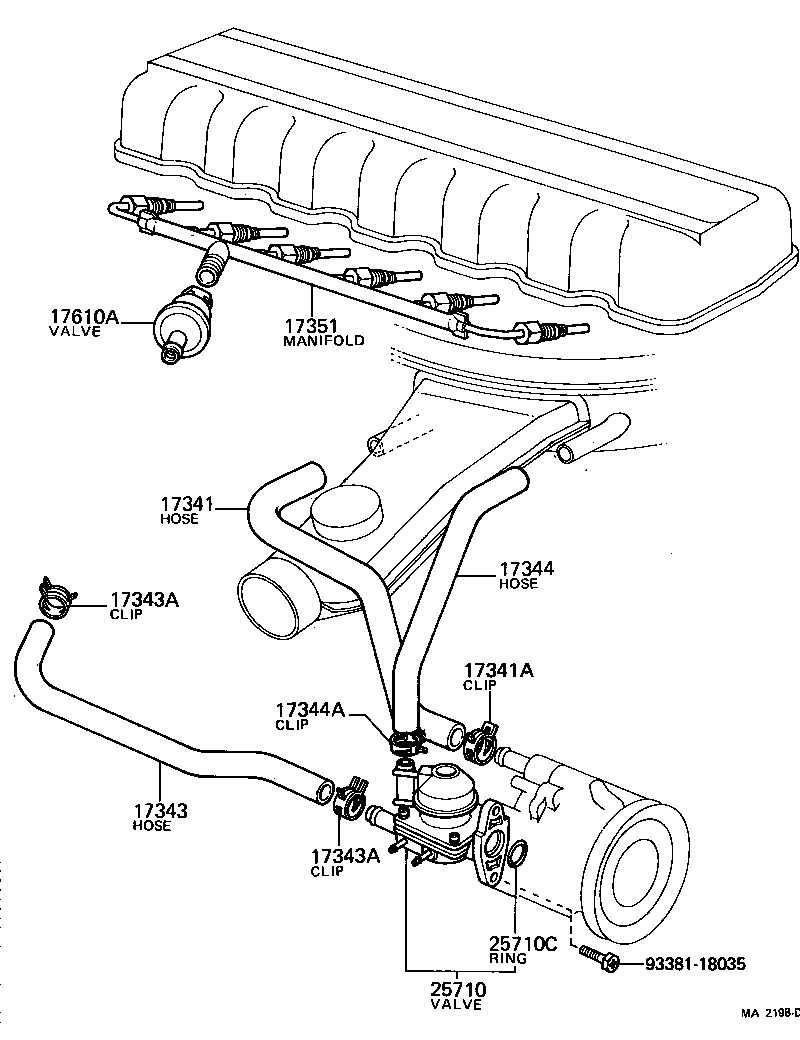  CROWN |  MANIFOLD AIR INJECTION SYSTEM