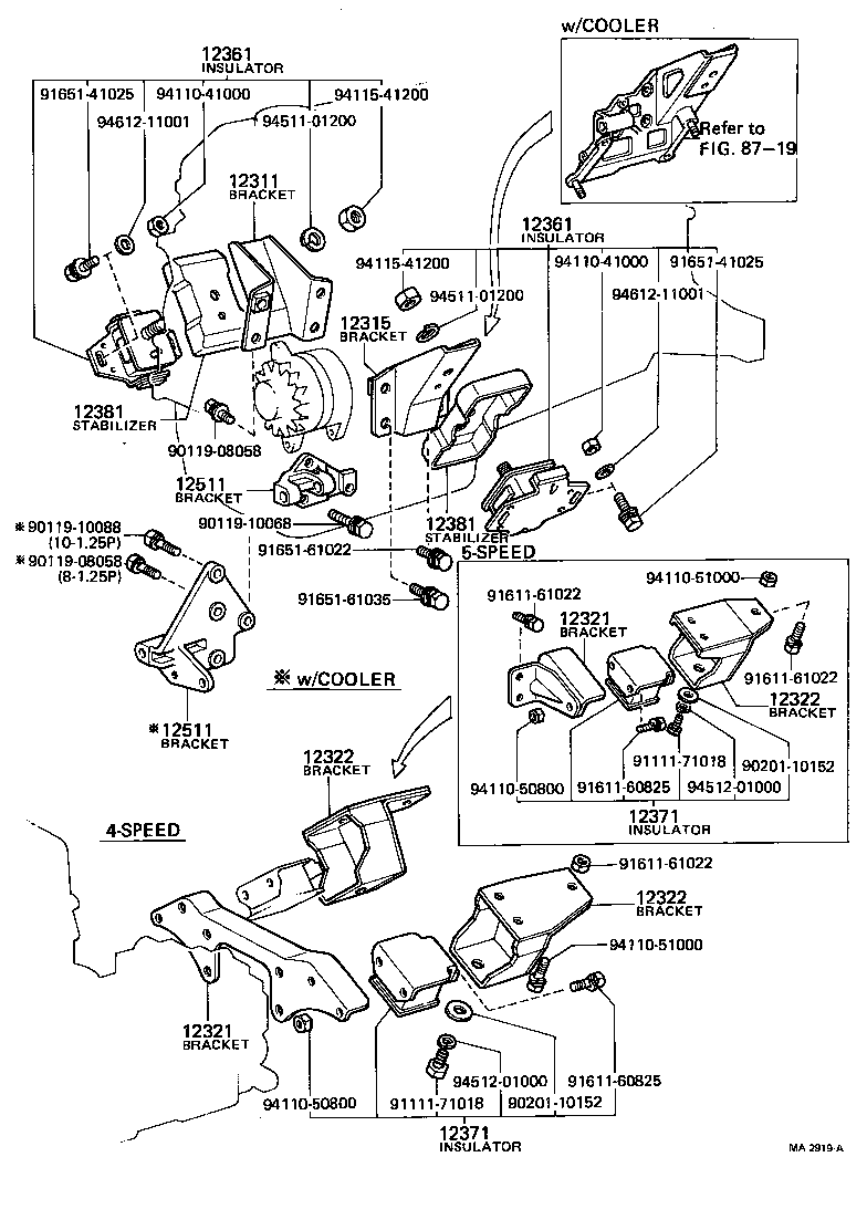  COASTER |  MOUNTING