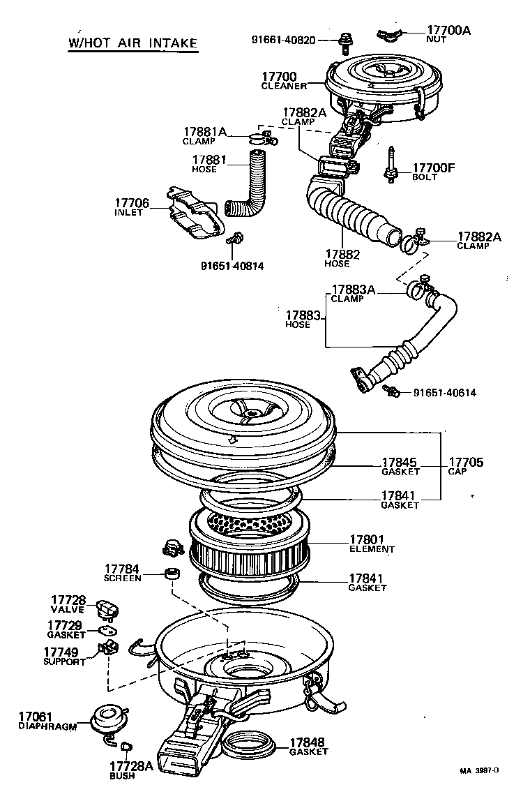  CELICA |  AIR CLEANER