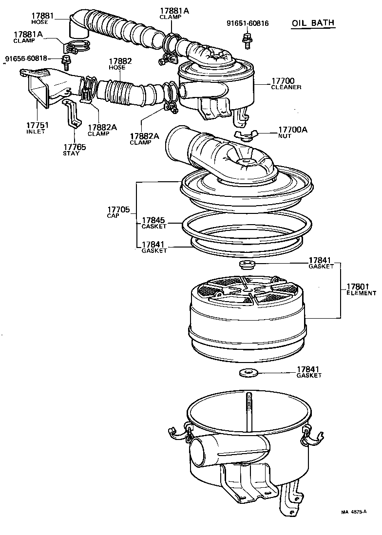  LAND CRUISER 40 |  AIR CLEANER