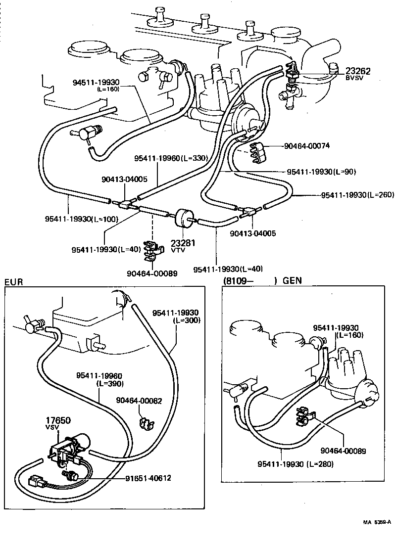  CELICA |  VACUUM PIPING