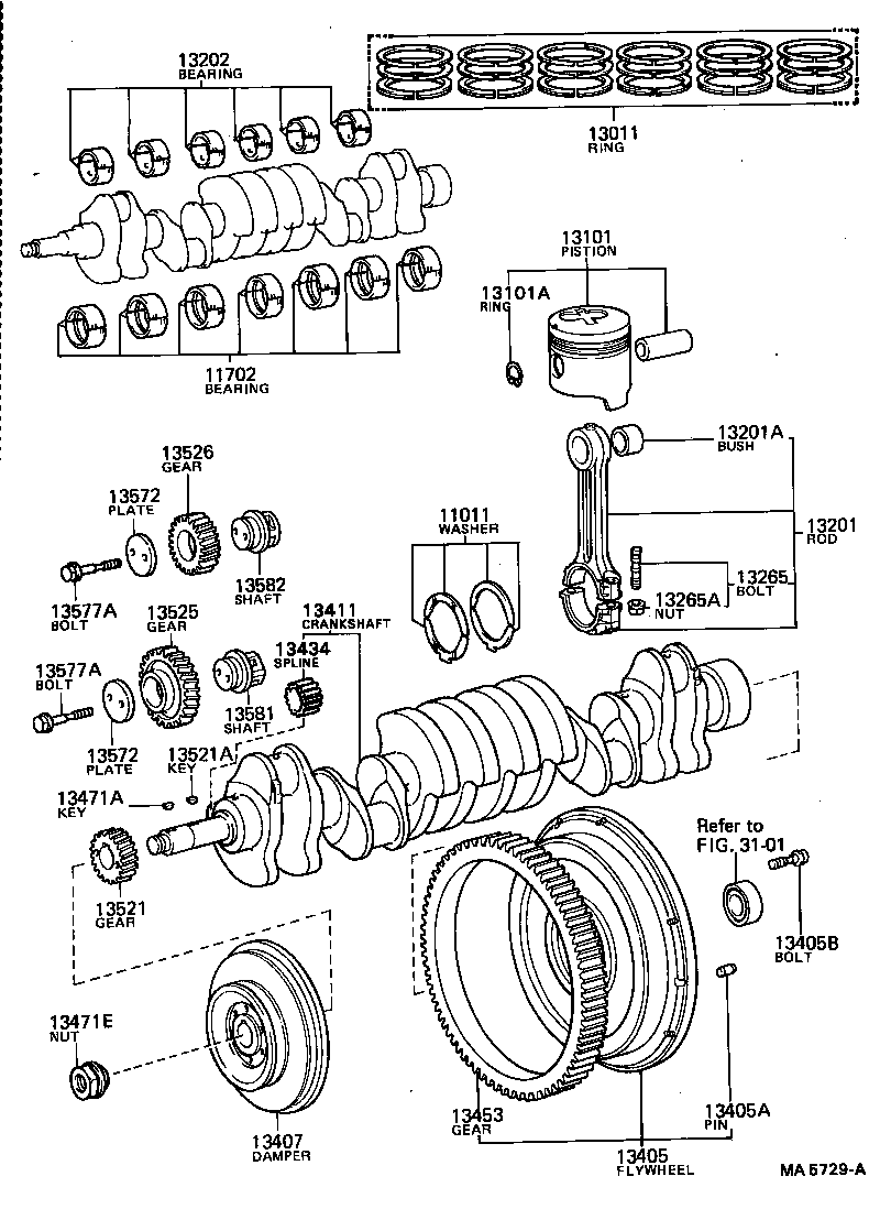  DYNA |  CRANKSHAFT PISTON