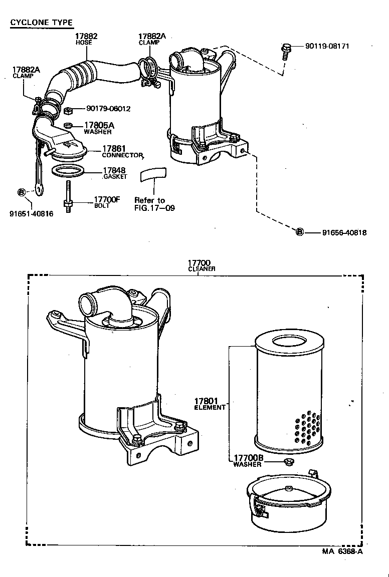  HIACE |  AIR CLEANER