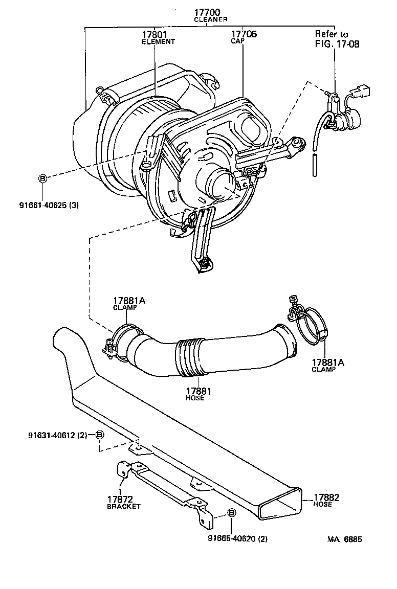  CELICA |  AIR CLEANER