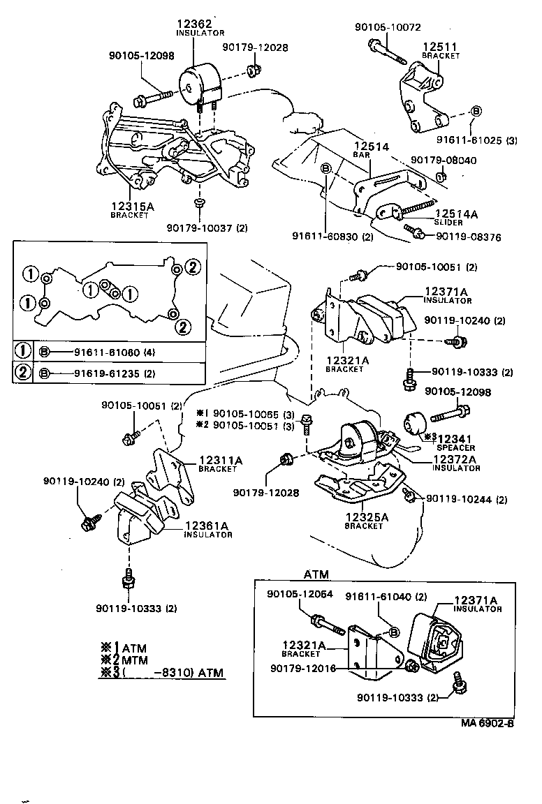  CAMRY |  MOUNTING