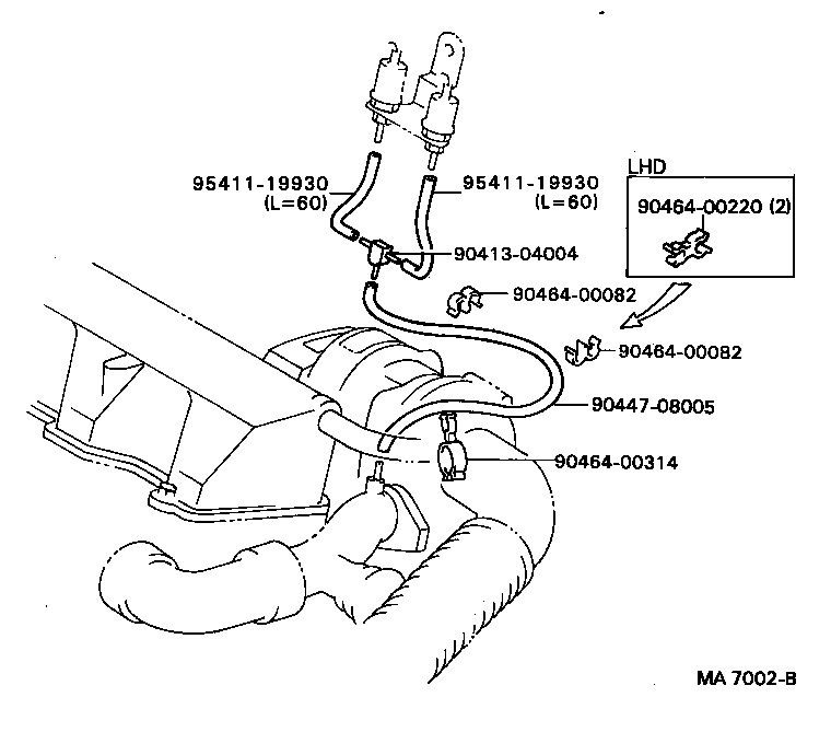  CAMRY |  VACUUM PIPING