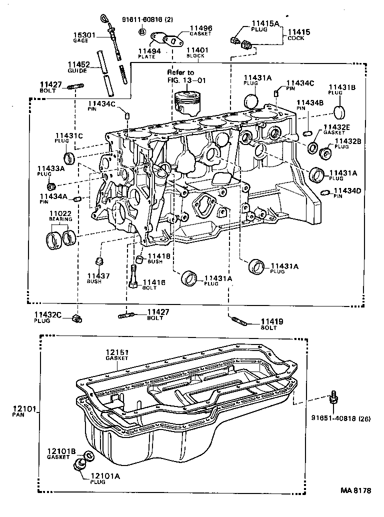  CRESSIDA |  CYLINDER BLOCK