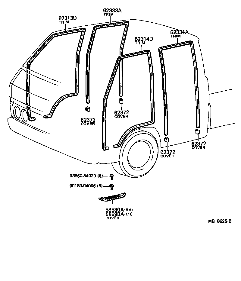  TOYOACE |  INSIDE TRIM BOARD