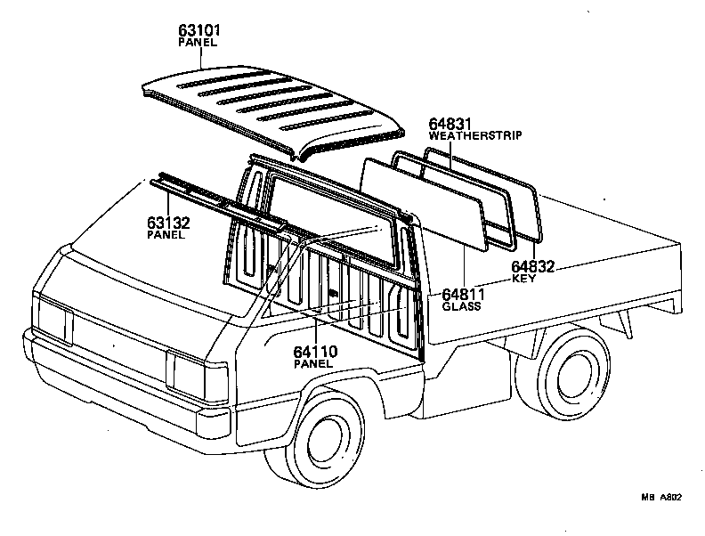  LITEACE |  ROOF PANEL BACK PANEL