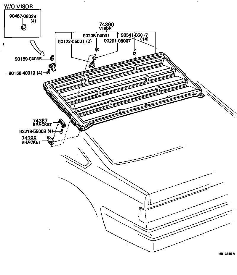  CARINA |  ARMREST VISOR