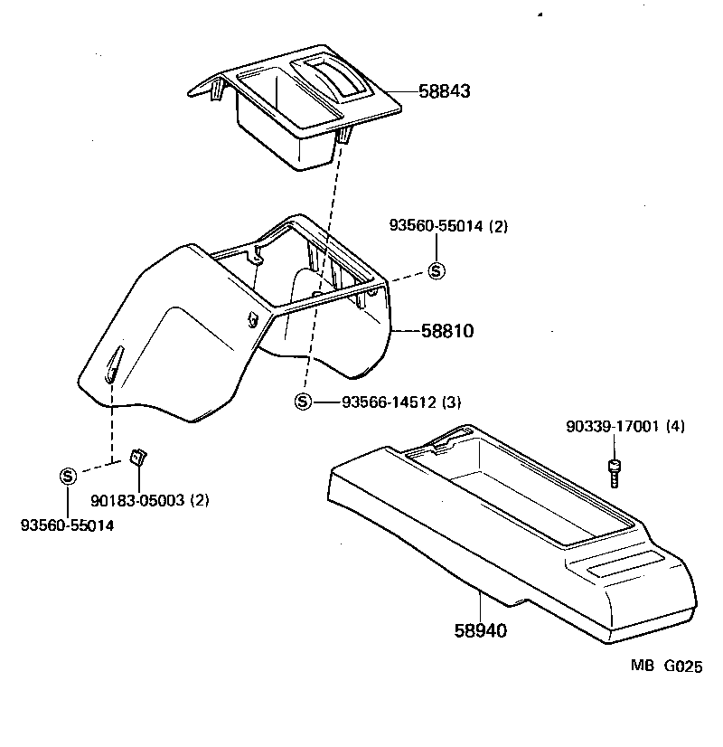  LITEACE |  CONSOLE BOX BRACKET