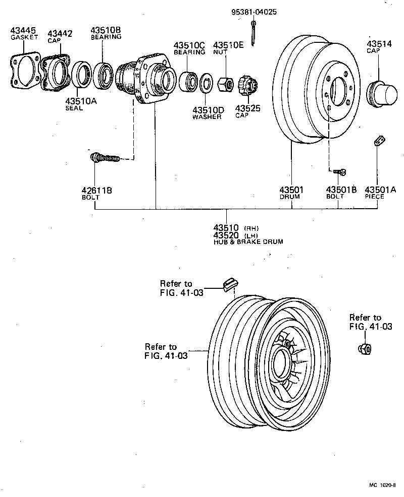  LITEACE |  FRONT AXLE HUB