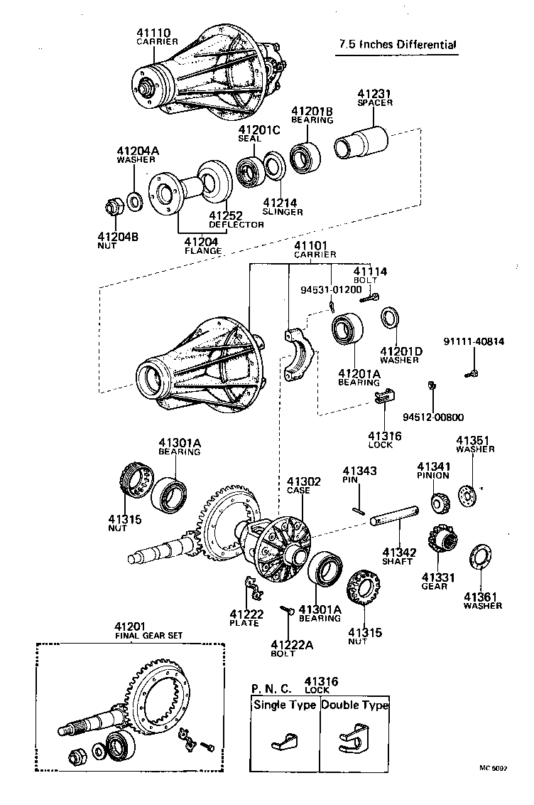  CELICA |  REAR AXLE HOUSING DIFFERENTIAL