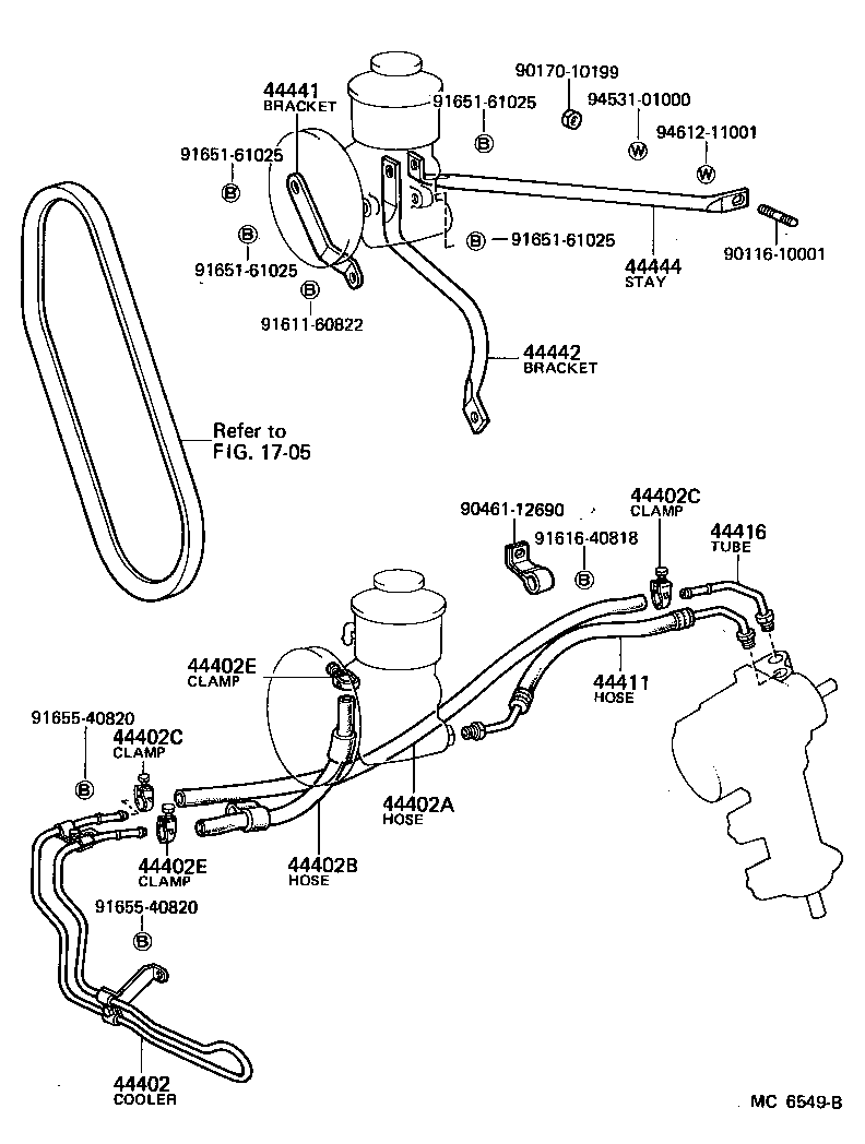  CROWN |  POWER STEERING TUBE