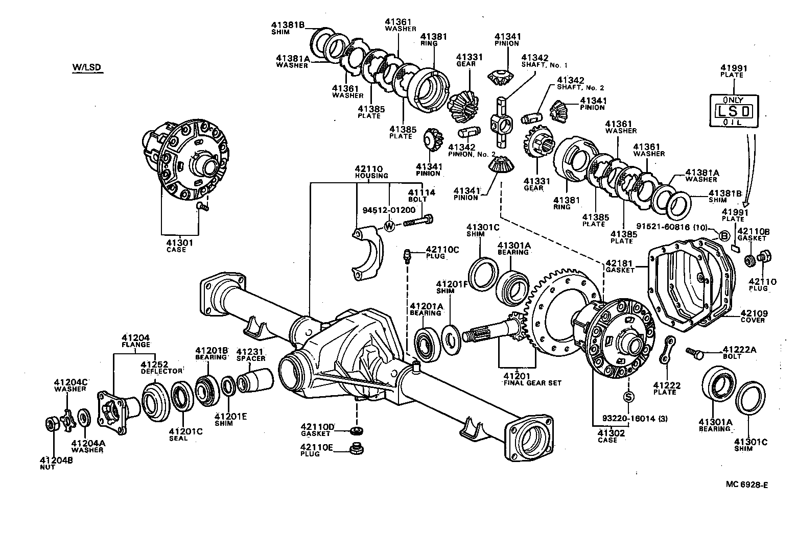  BLIZZARD |  REAR AXLE HOUSING DIFFERENTIAL