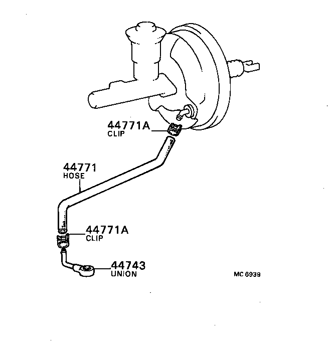  BLIZZARD |  BRAKE BOOSTER VACUUM TUBE