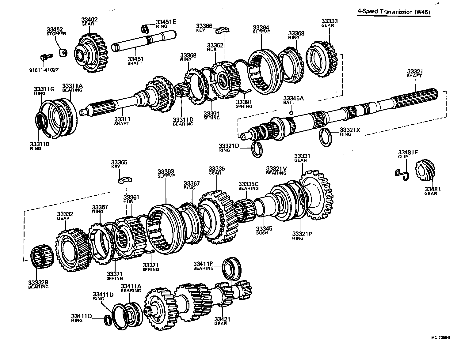  CARINA |  TRANSMISSION GEAR MTM