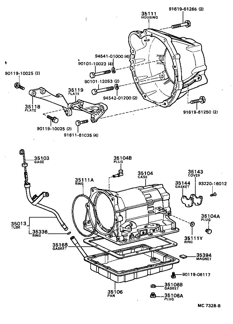  CRESSIDA |  TRANSMISSION CASE OIL PAN ATM