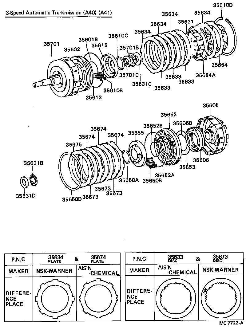  CELICA |  BRAKE BAND MULTIPLE DISC CLUTCH ATM