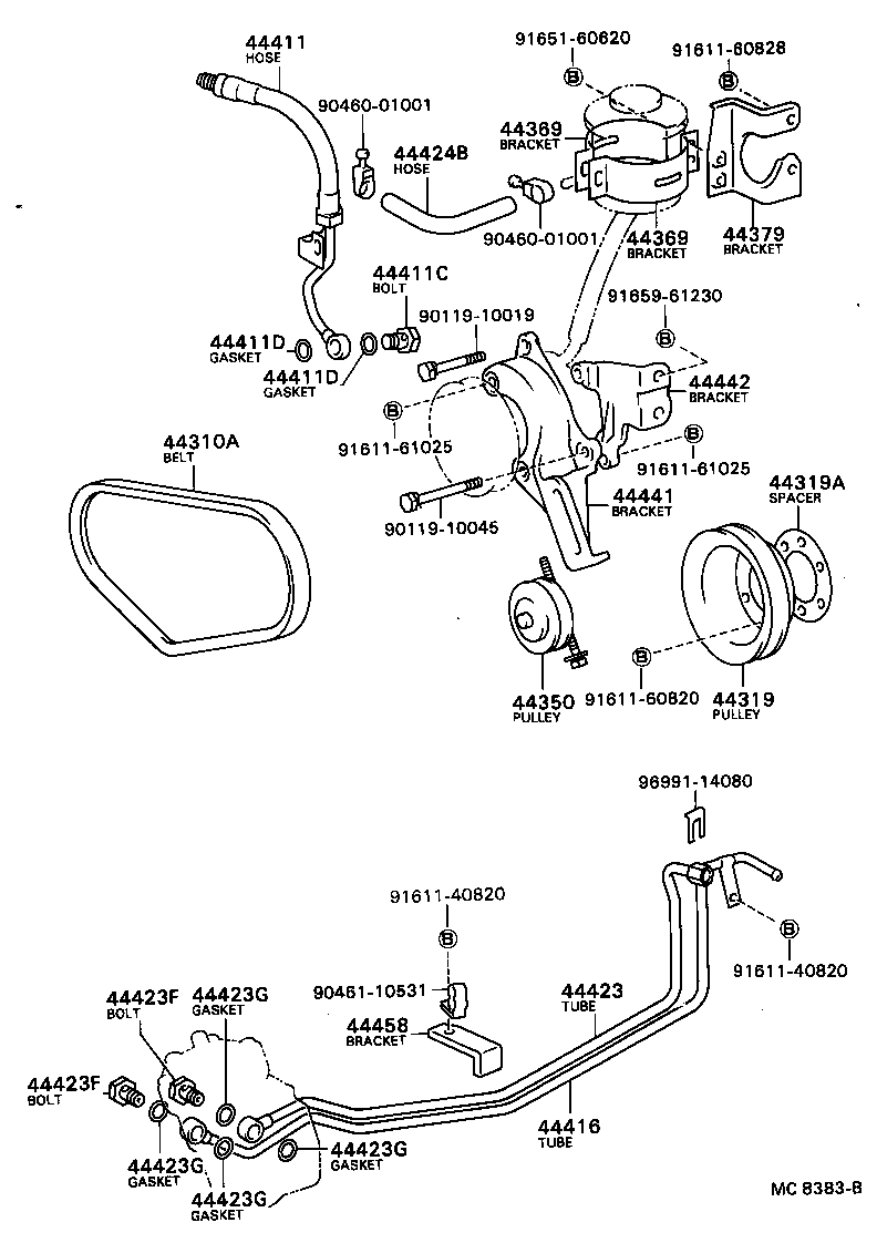  DYNA |  POWER STEERING TUBE