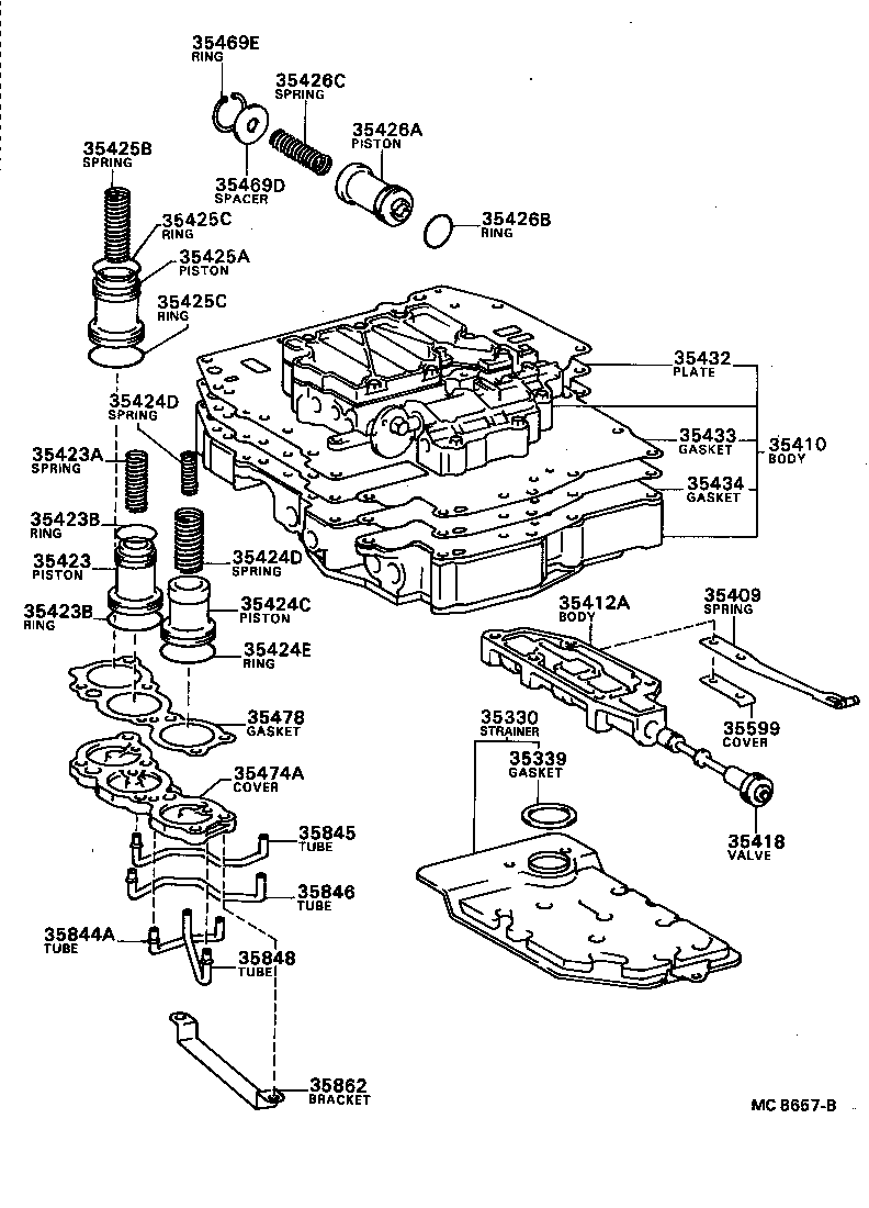  CAMRY |  VALVE BODY OIL STRAINER ATM