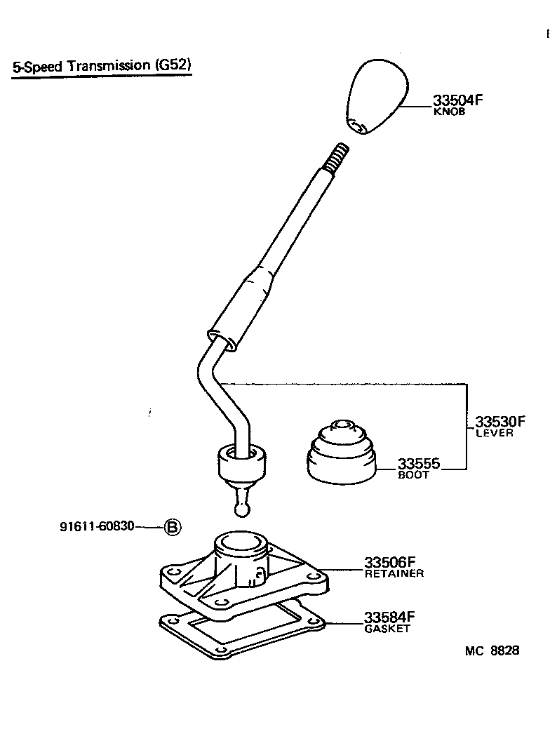  HILUX |  SHIFT LEVER RETAINER