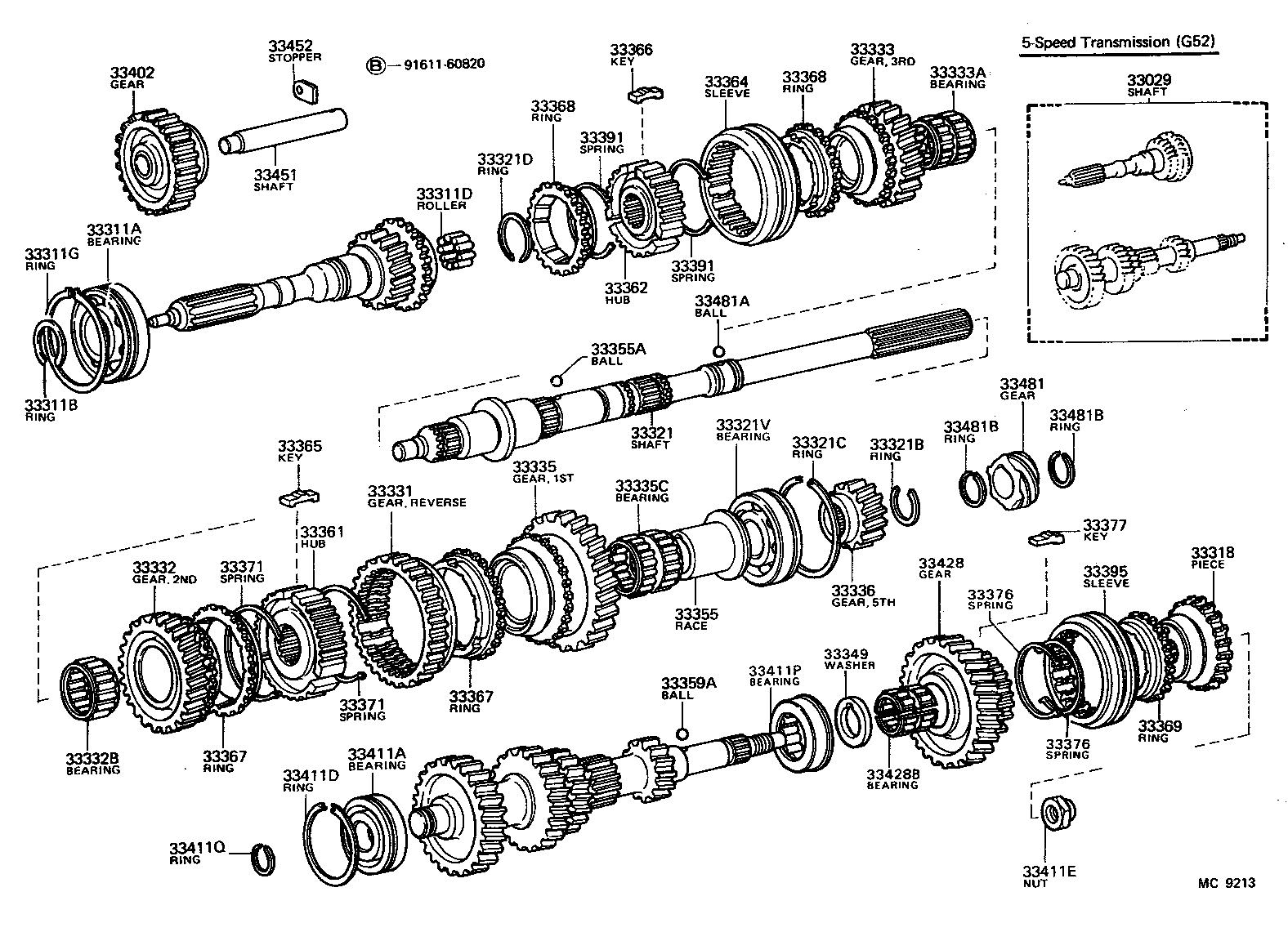  HILUX |  TRANSMISSION GEAR MTM