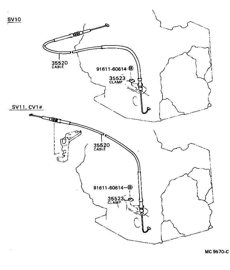  CAMRY |  THROTTLE LINK VALVE LEVER ATM