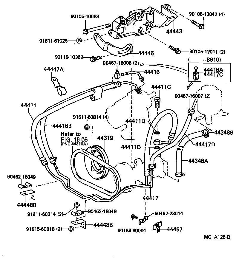  CROWN |  POWER STEERING TUBE