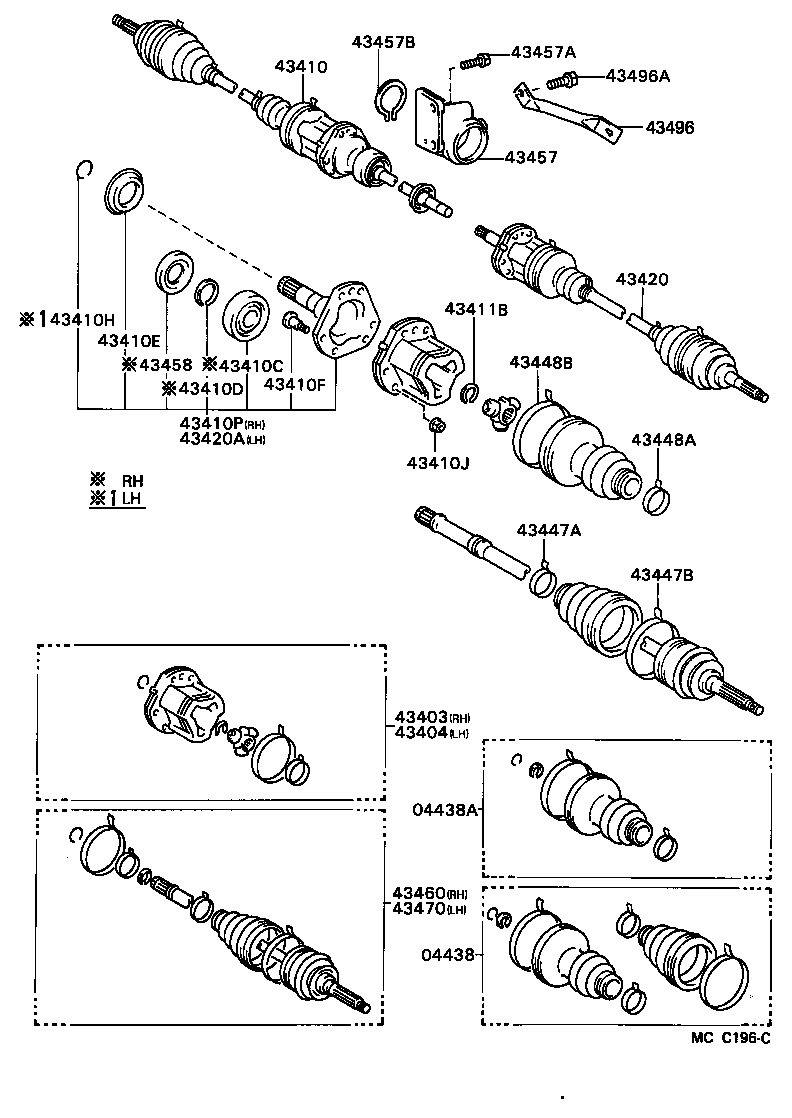  CELICA |  FRONT DRIVE SHAFT