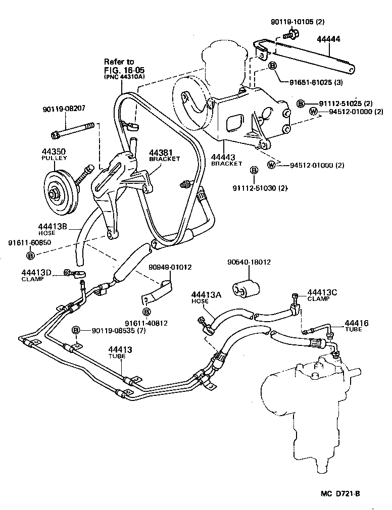  LAND CRUISER 60 |  POWER STEERING TUBE