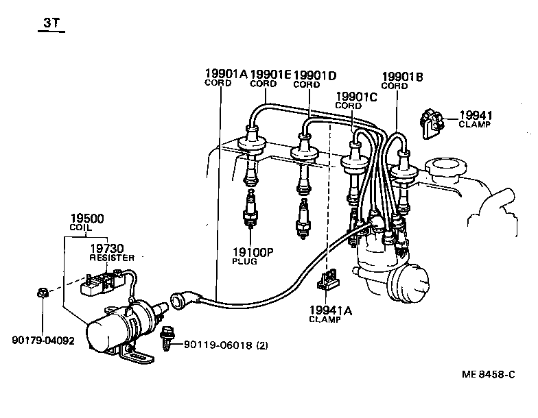  CRESSIDA |  IGNITION COIL SPARK PLUG