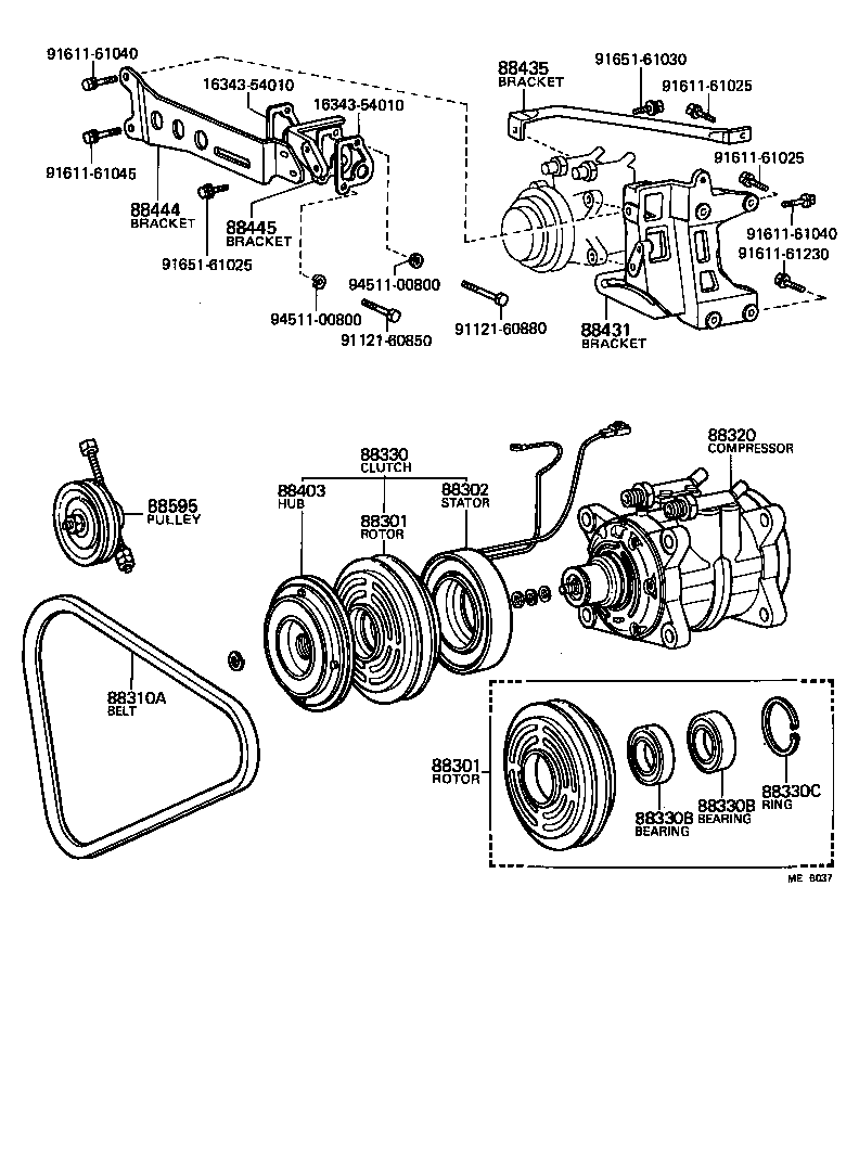  HIACE |  HEATING AIR CONDITIONING COMPRESSOR