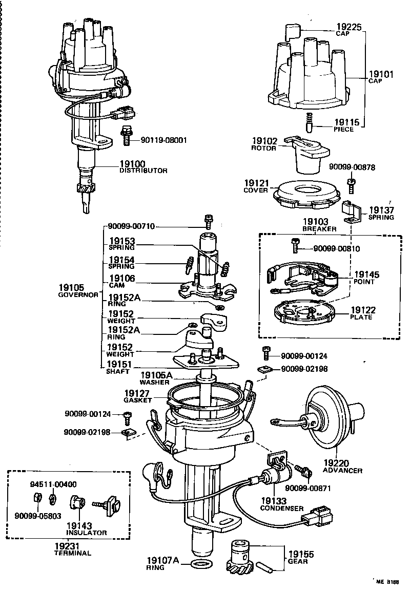  CELICA |  DISTRIBUTOR