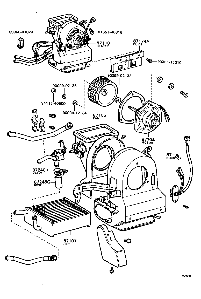  BLIZZARD |  HEATING AIR CONDITIONING HEATER UNIT BLOWER