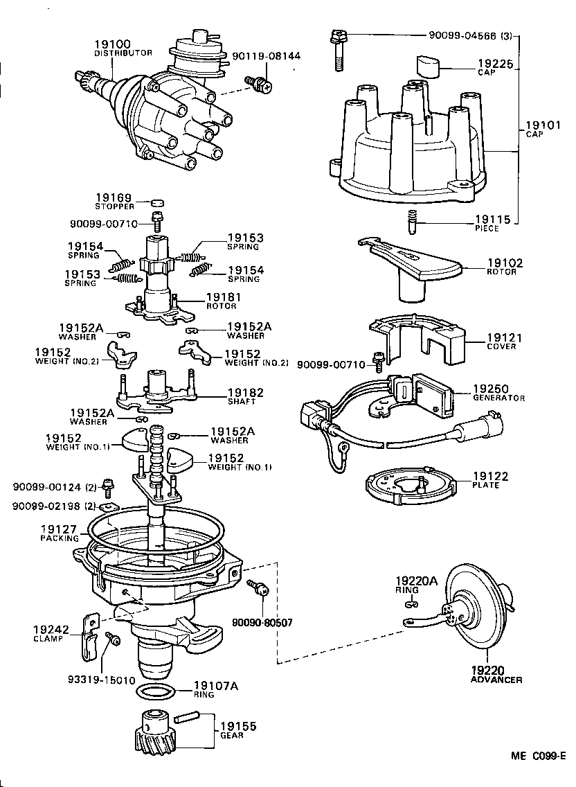  CELICA |  DISTRIBUTOR