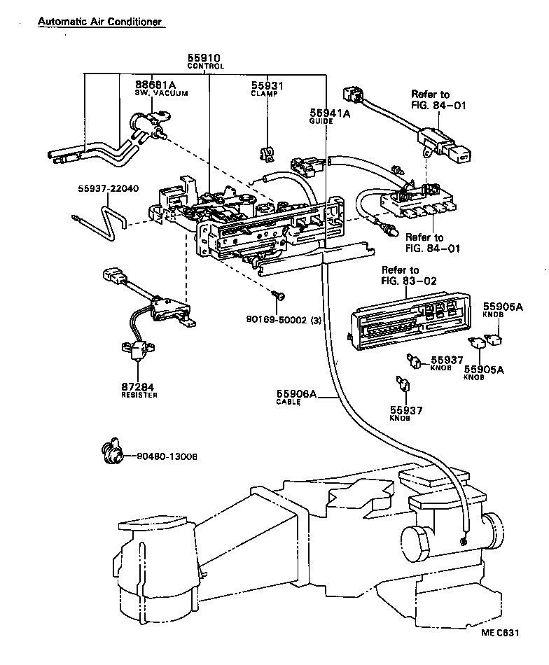  CRESSIDA |  HEATING AIR CONDITIONING CONTROL AIR DUCT