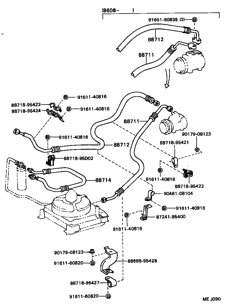  DYNA |  HEATING AIR CONDITIONING COOLER PIPING