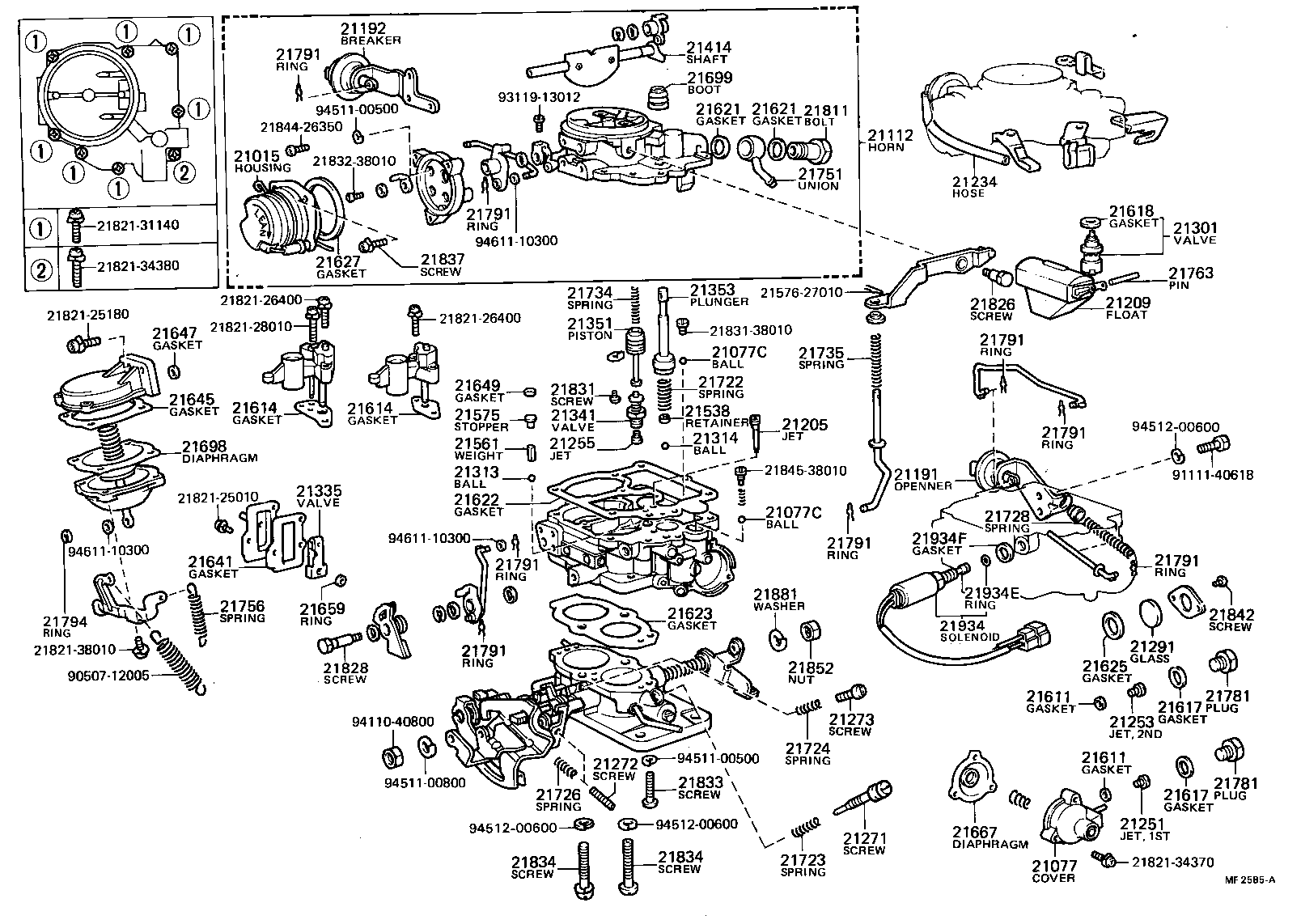  CRESSIDA |  CARBURETOR