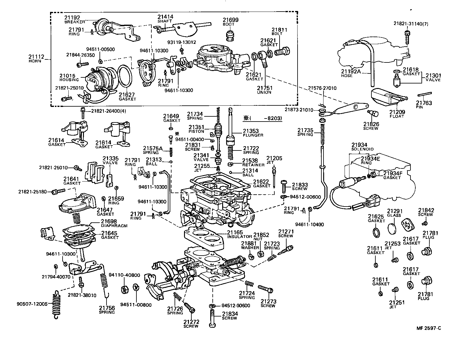  CRESSIDA |  CARBURETOR