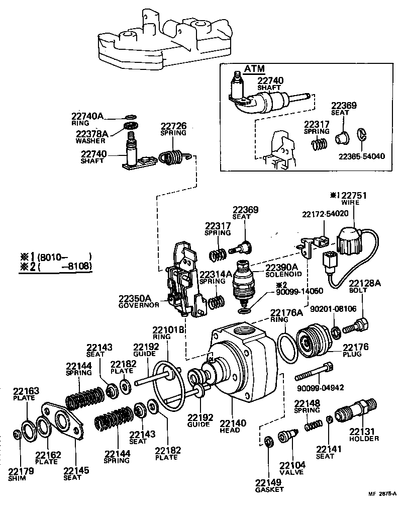  CROWN |  INJECTION PUMP BODY