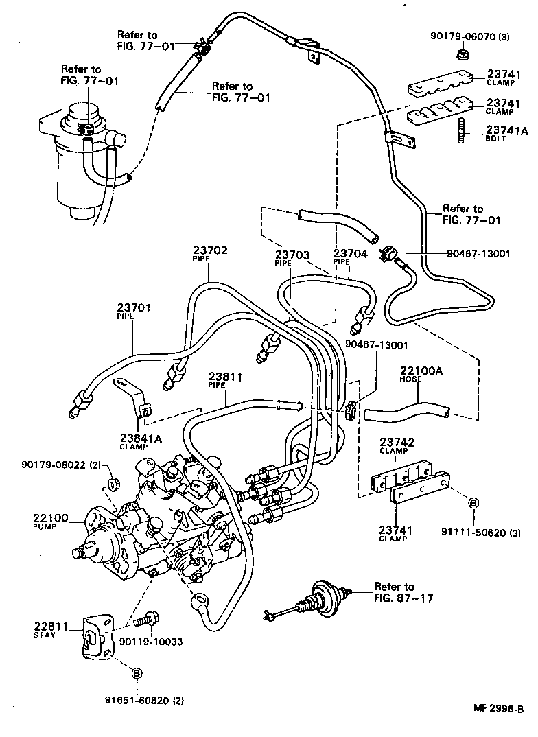  COROLLA |  INJECTION PUMP ASSEMBLY
