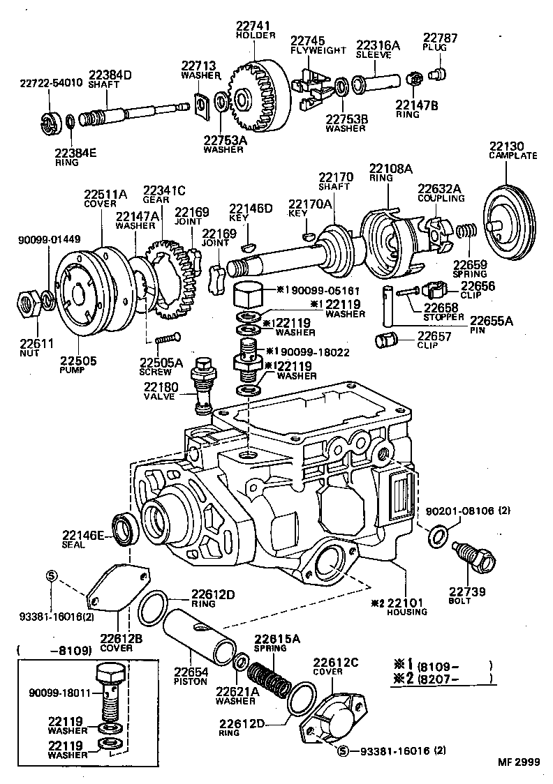  HIACE |  INJECTION PUMP BODY