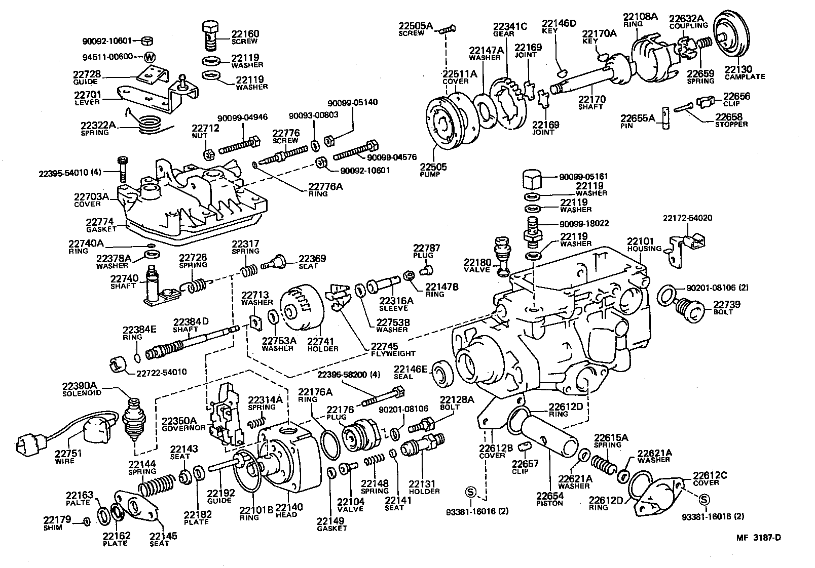  TOYOACE |  INJECTION PUMP BODY