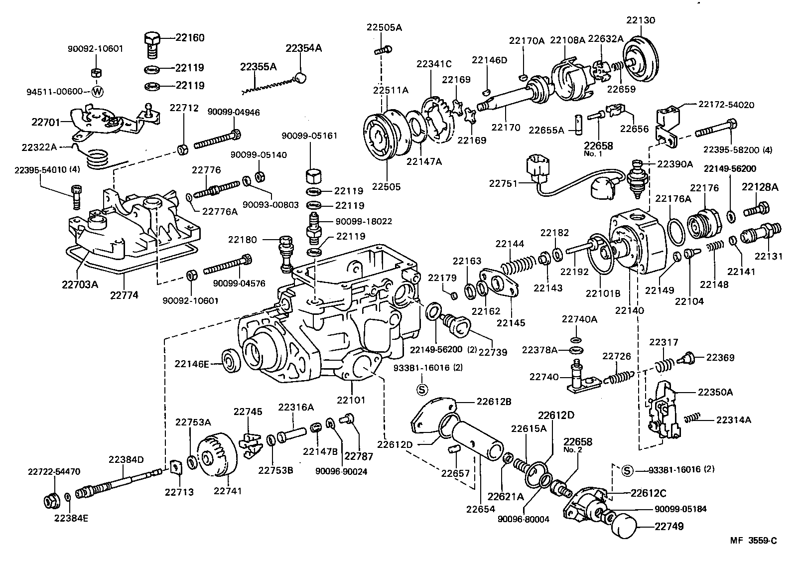  TOYOACE |  INJECTION PUMP BODY