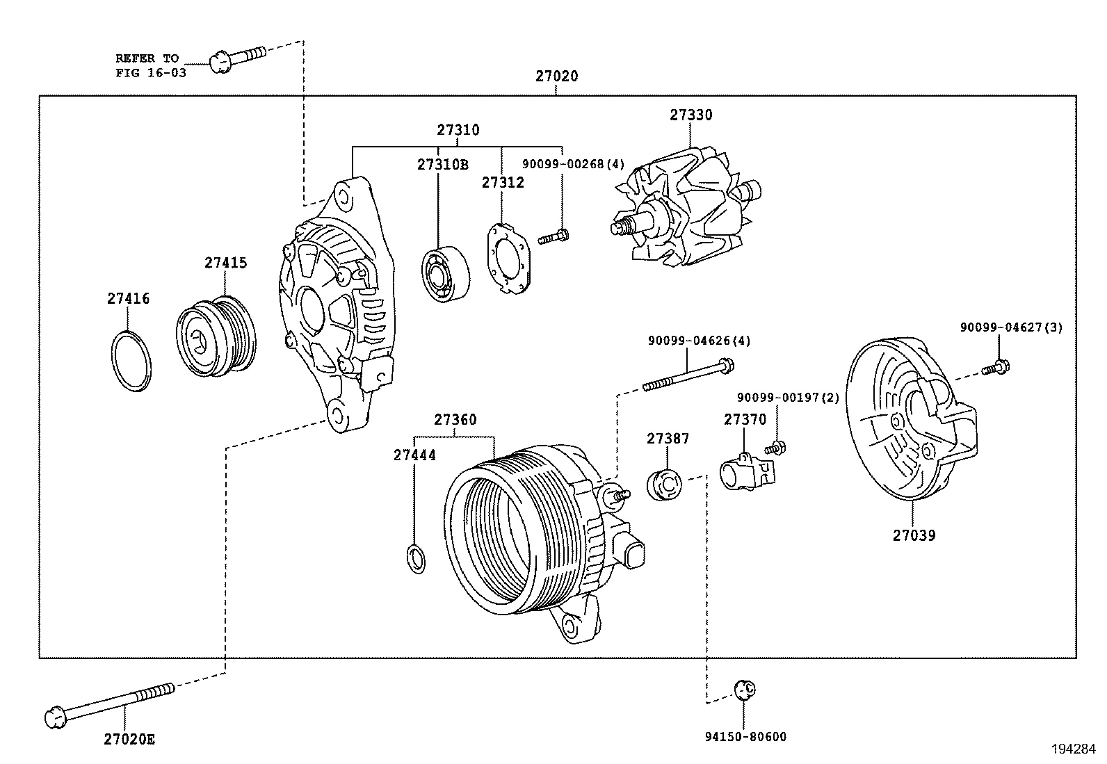  NOAH VOXY |  ALTERNATOR